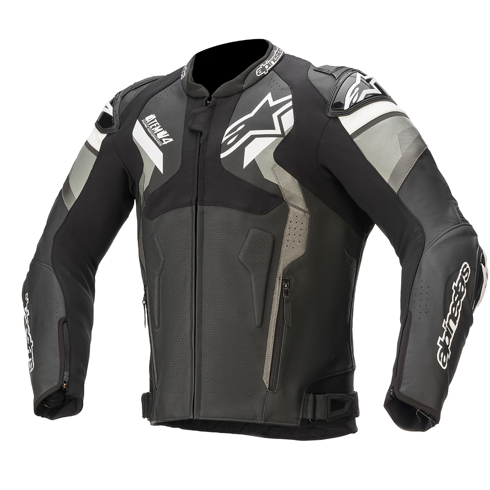 Alpinestars Alpinestars Atem v4 Leather Jkt BLACK/GREY/White